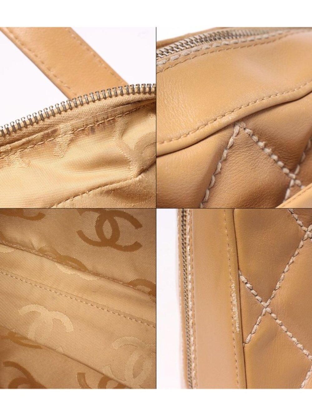 Chanel Handbag Gold Wild Stitch - Picture 9 of 10